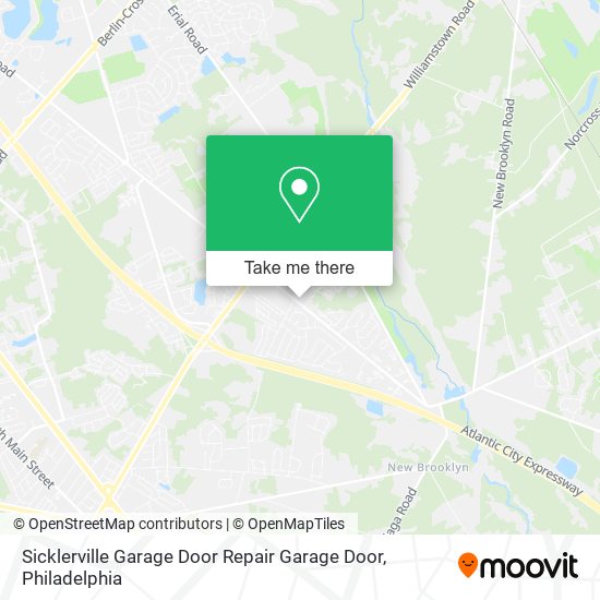 Sicklerville Garage Door Repair Garage Door map