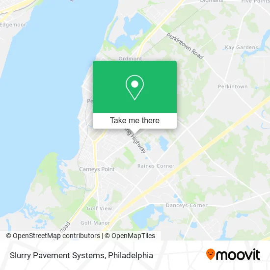 Slurry Pavement Systems map
