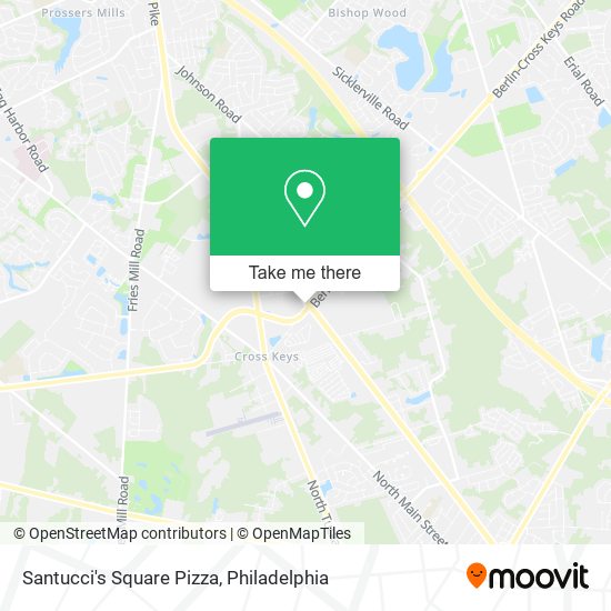Mapa de Santucci's Square Pizza
