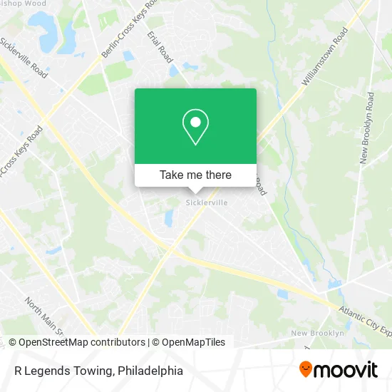 R Legends Towing map