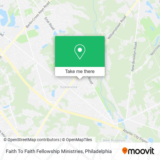 Mapa de Faith To Faith Fellowship Ministries