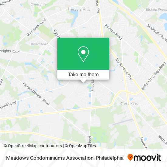 Mapa de Meadows Condominiums Association