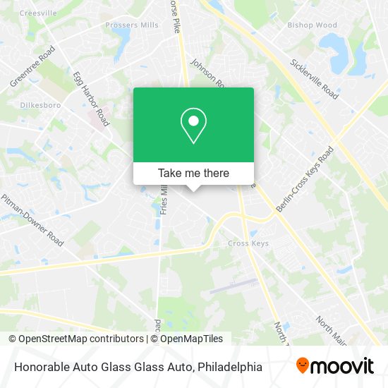 Honorable Auto Glass Glass Auto map