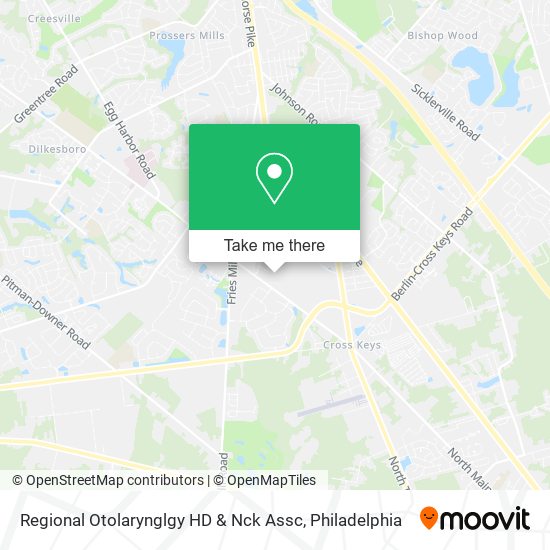 Regional Otolarynglgy HD & Nck Assc map