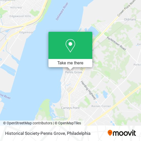 Mapa de Historical Society-Penns Grove