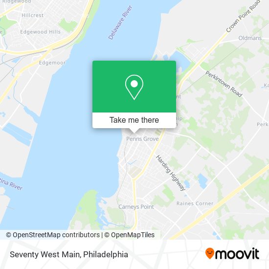 Mapa de Seventy West Main