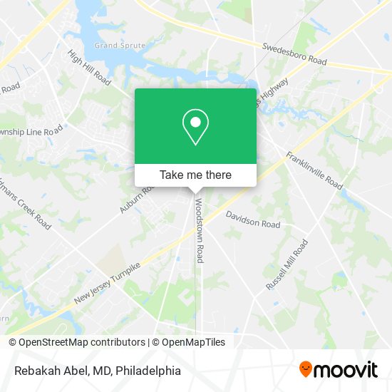 Rebakah Abel, MD map