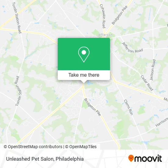 Unleashed Pet Salon map