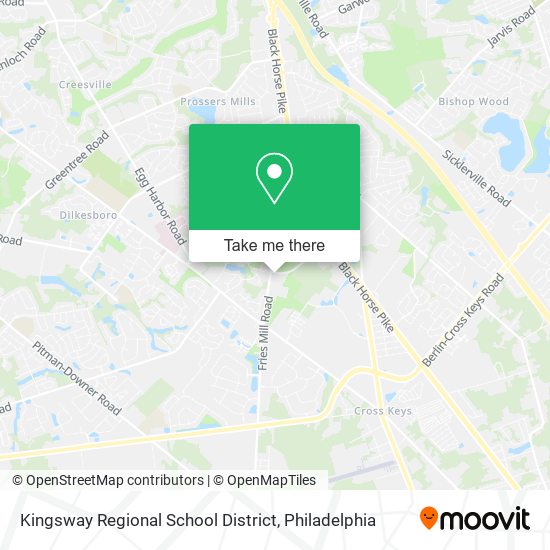 Kingsway Regional School District map