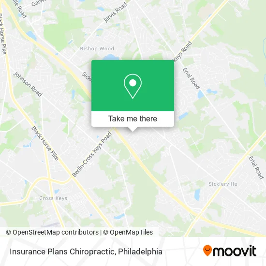 Insurance Plans Chiropractic map