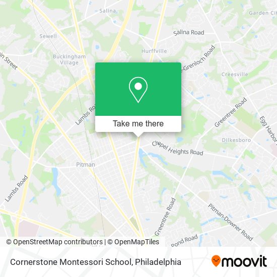 Cornerstone Montessori School map