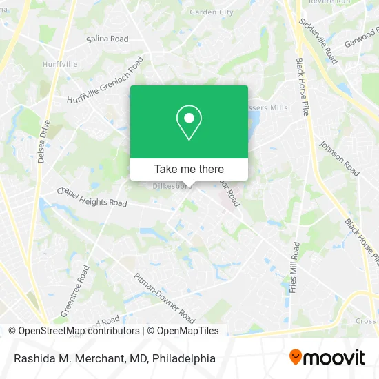 Rashida M. Merchant, MD map