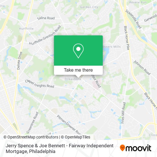 Mapa de Jerry Spence & Joe Bennett - Fairway Independent Mortgage