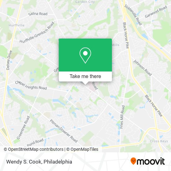Mapa de Wendy S. Cook