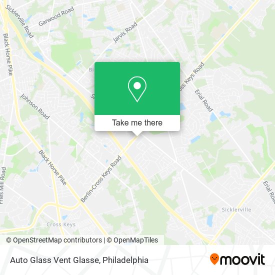 Auto Glass Vent Glasse map