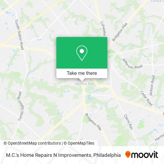Mapa de M.C.'s Home Repairs N Improvements