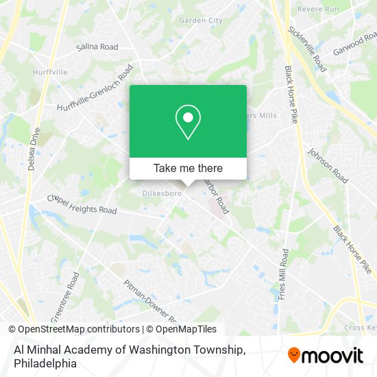 Mapa de Al Minhal Academy of Washington Township