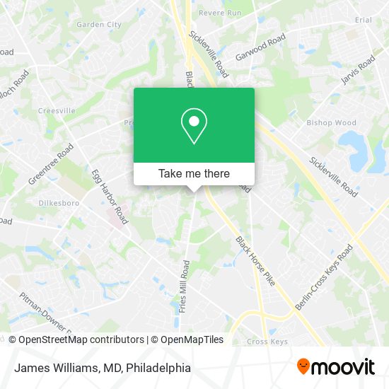 James Williams, MD map