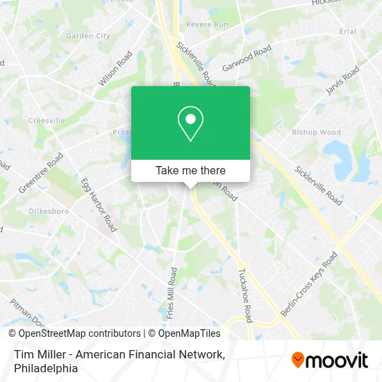 Tim Miller - American Financial Network map