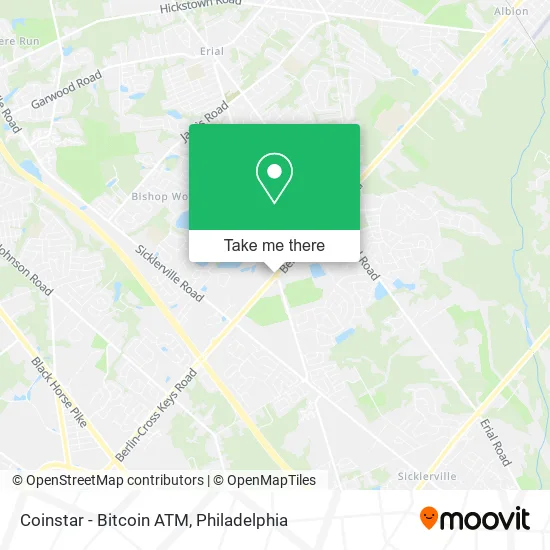 Coinstar - Bitcoin ATM map