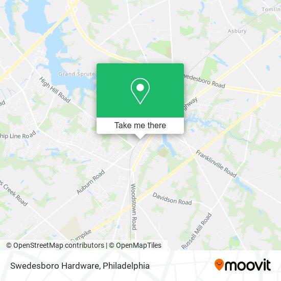 Swedesboro Hardware map