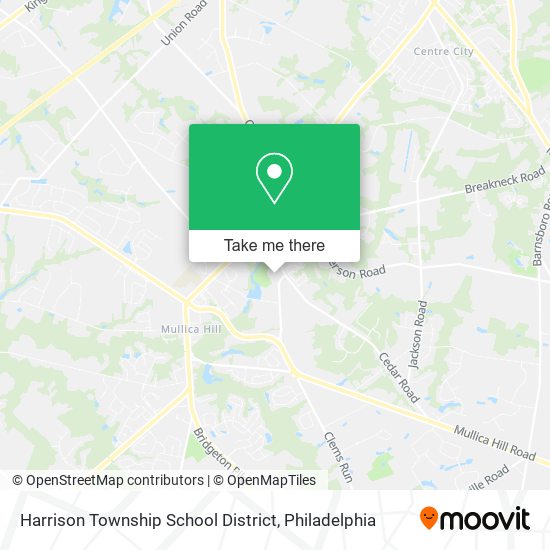 Mapa de Harrison Township School District