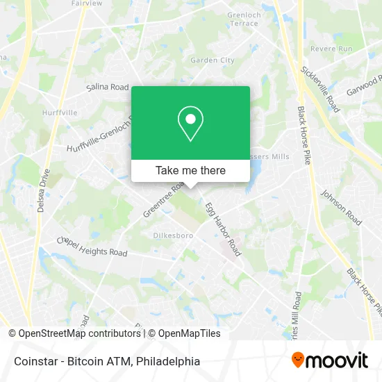 Coinstar - Bitcoin ATM map