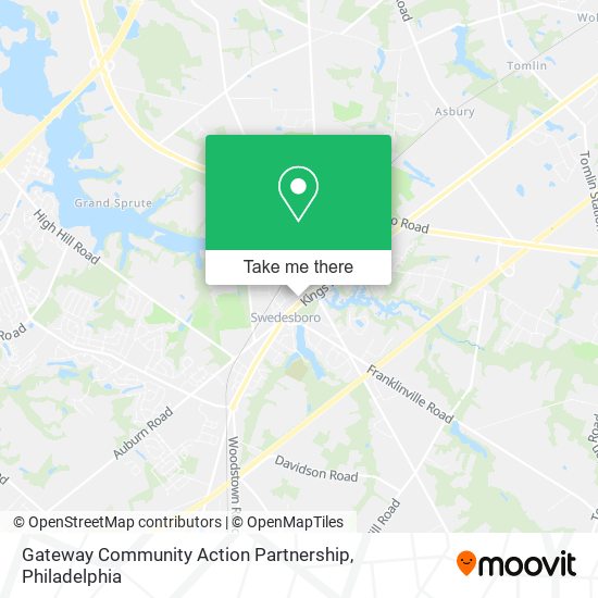 Gateway Community Action Partnership map