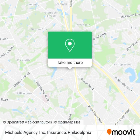 Michaels Agency, Inc. Insurance map