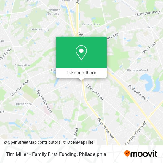 Mapa de Tim Miller - Family First Funding