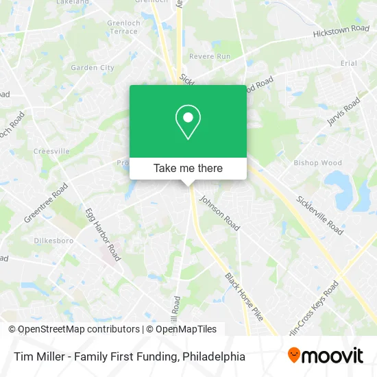 Mapa de Tim Miller - Family First Funding