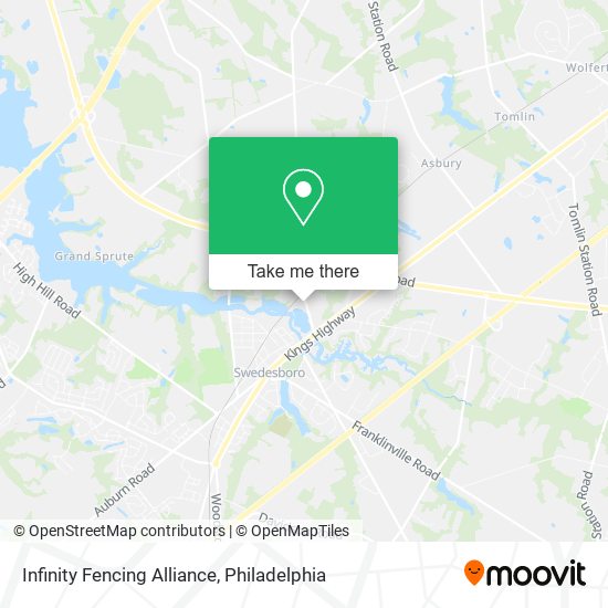 Mapa de Infinity Fencing Alliance
