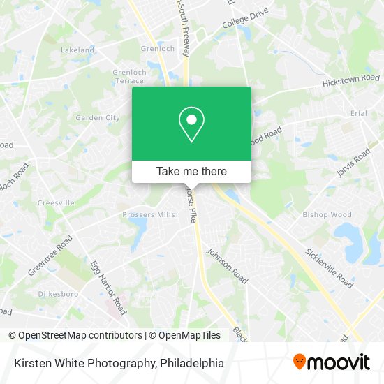 Kirsten White Photography map