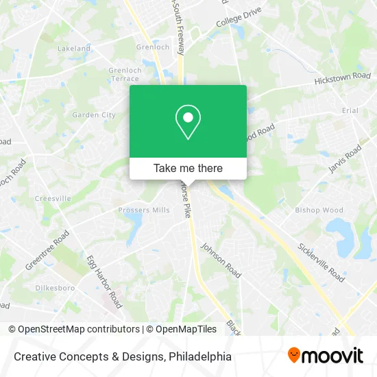 Creative Concepts & Designs map