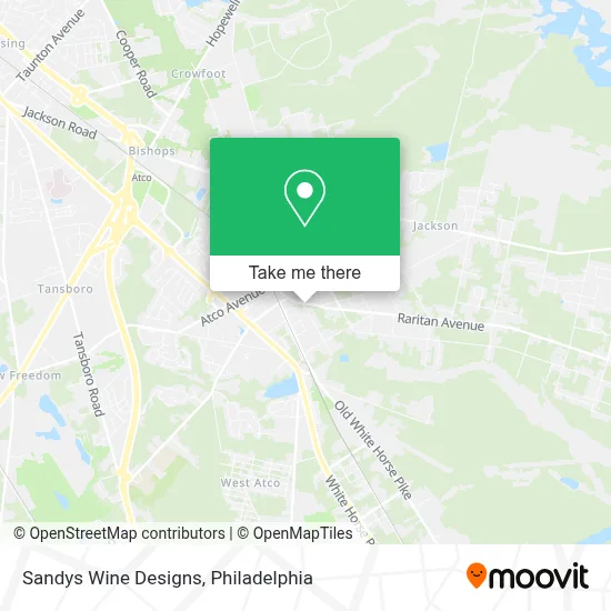Sandys Wine Designs map