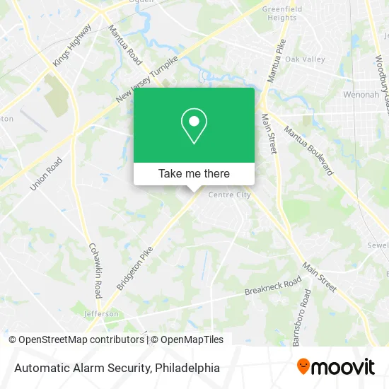 Automatic Alarm Security map