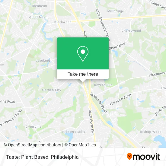 Taste: Plant Based map