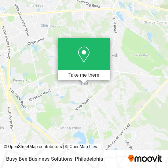 Busy Bee Business Solutions map
