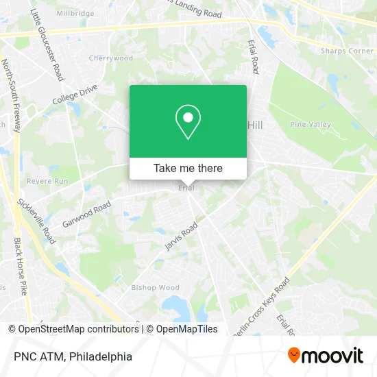 PNC ATM map