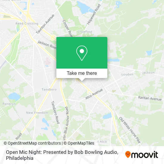 Open Mic Night: Presented by Bob Bowling Audio map