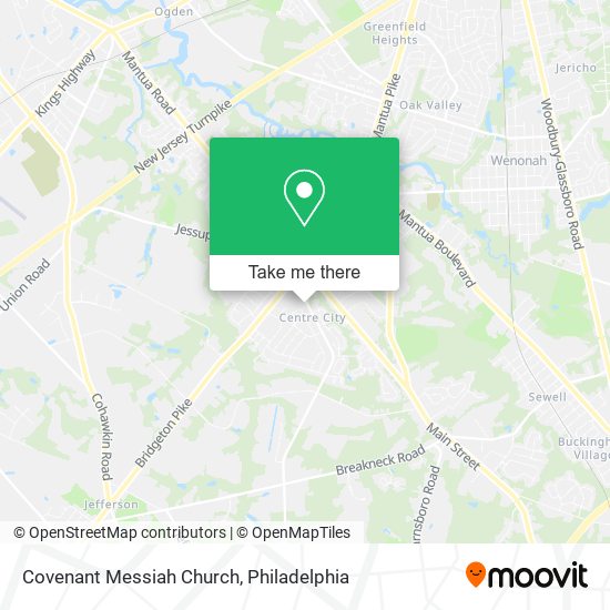 Mapa de Covenant Messiah Church