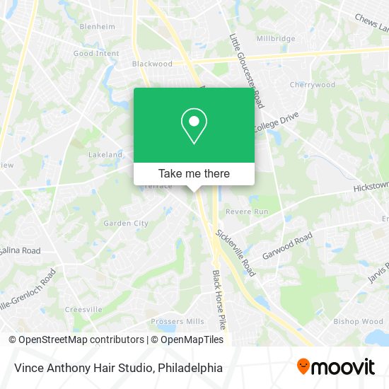 Vince Anthony Hair Studio map