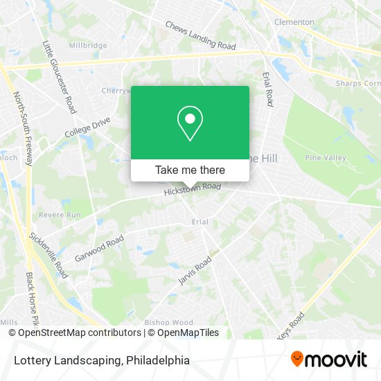 Lottery Landscaping map