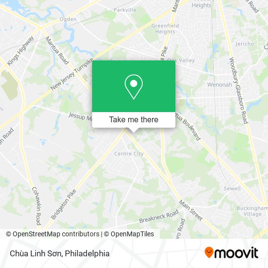 Mapa de Chùa Linh Sơn