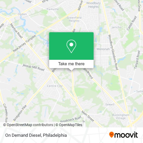 Mapa de On Demand Diesel