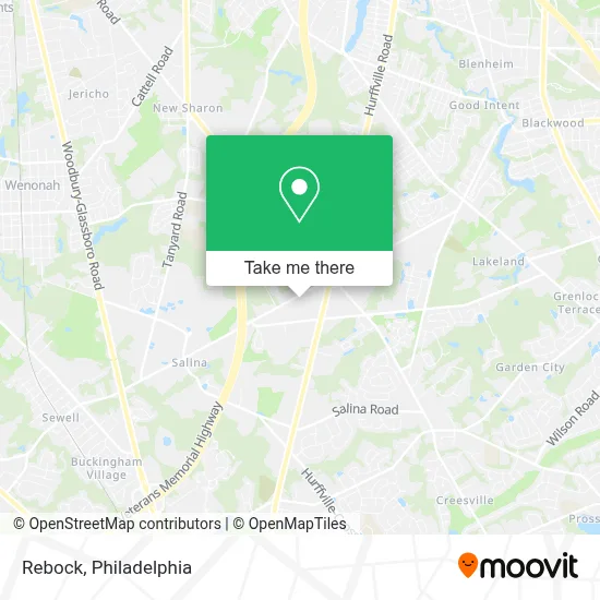 Rebock map