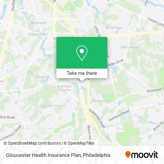 Gloucester Health Insurance Plan map