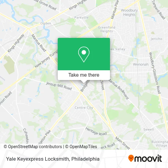 Yale Keyexpress Locksmith map