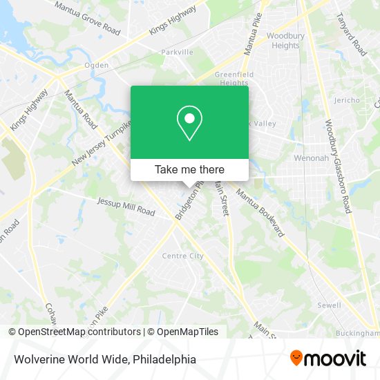 Wolverine World Wide map