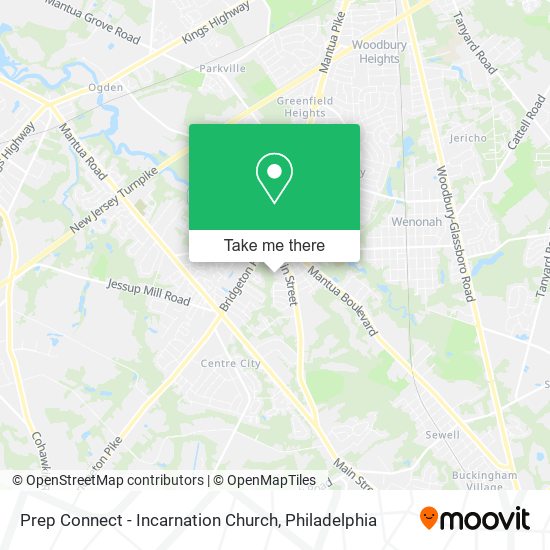 Prep Connect - Incarnation Church map